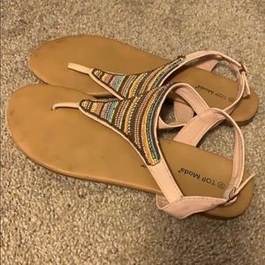 Tribal Sandals (Beaded)